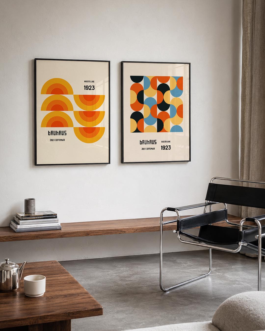 Halve cirkel harmonie Posterset