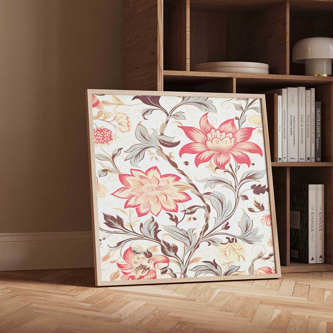 Bloemen en bladeren Poster