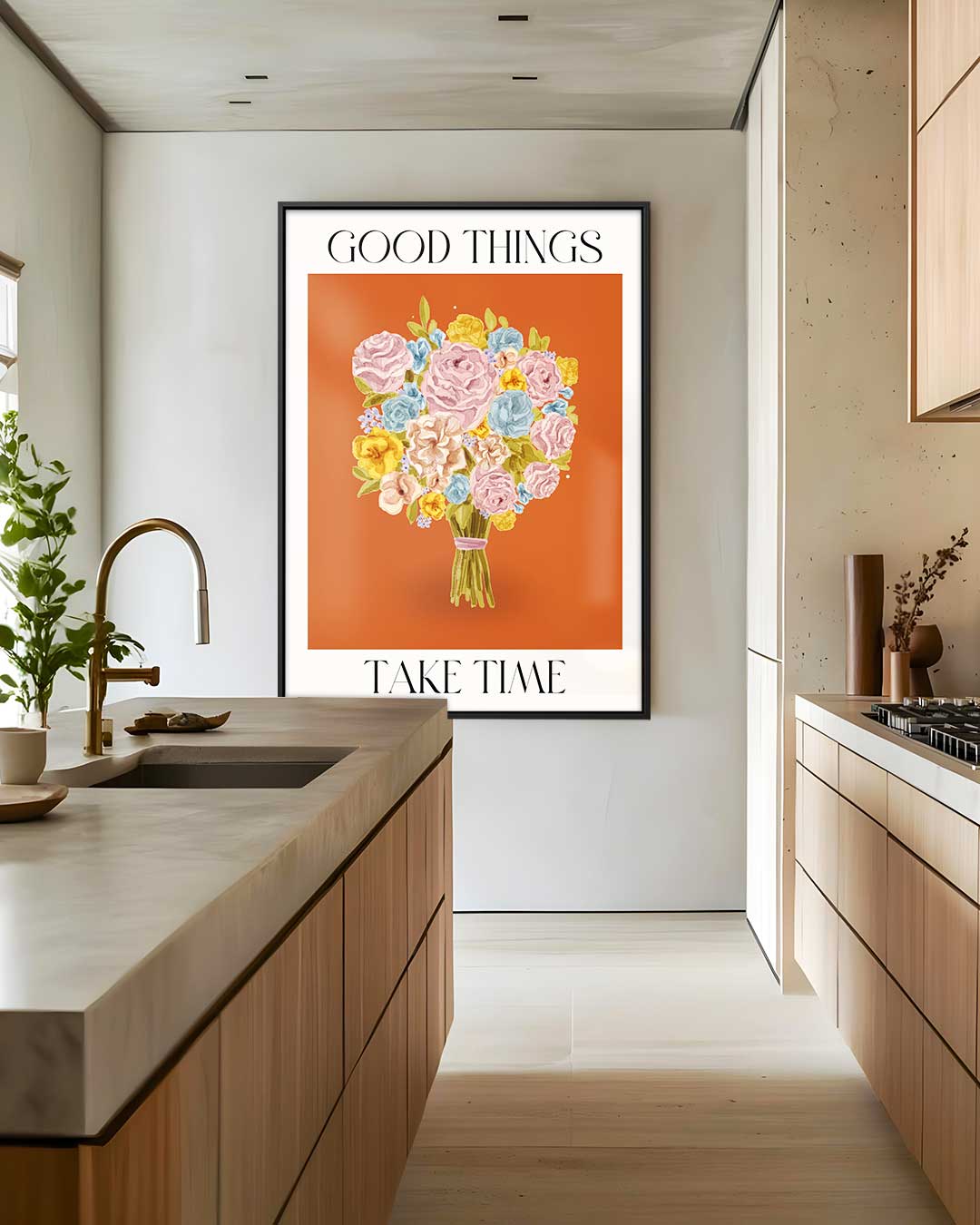 Inspirerend Bloemenboeket Kunstwerk Kunstwerk-canvas-dibond-plexiglas-wanddecoratie-WallArtistic