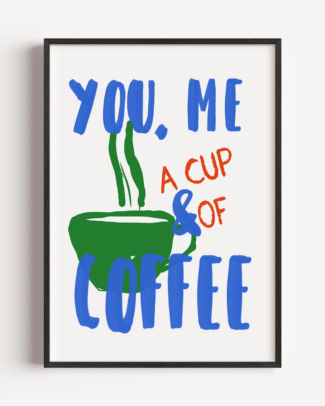 Koffiemoment Poster-WallArtistic