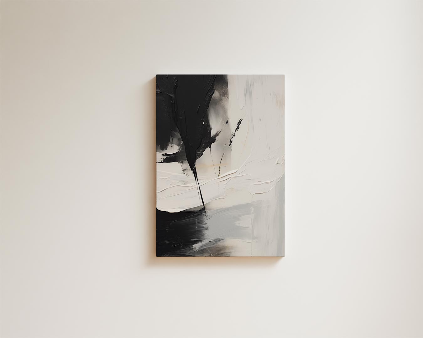 Contrasten in Abstractie Kunstwerk-canvas-dibond-plexiglas-wanddecoratie-WallArtistic