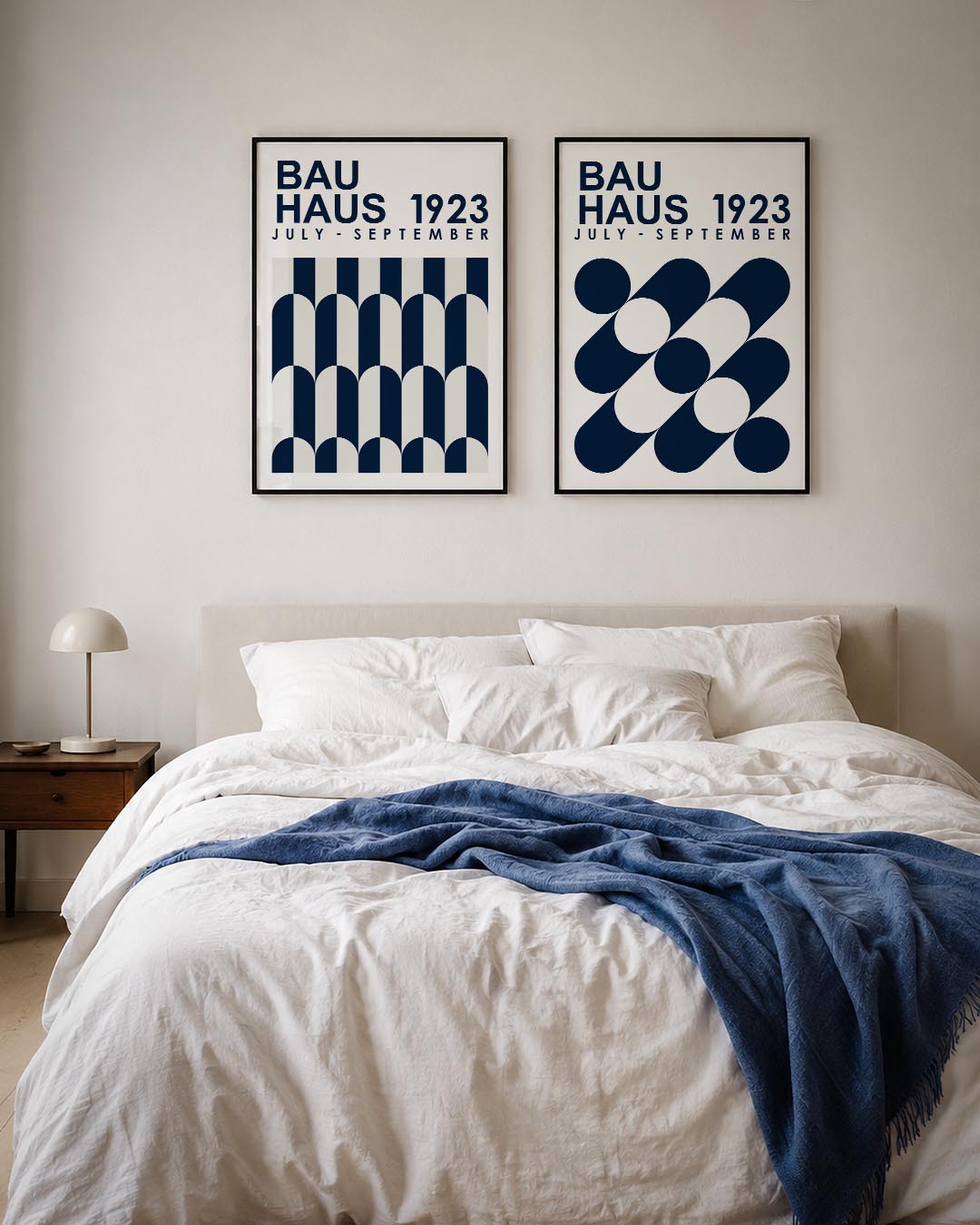 Boogvormen en strepen Posterset