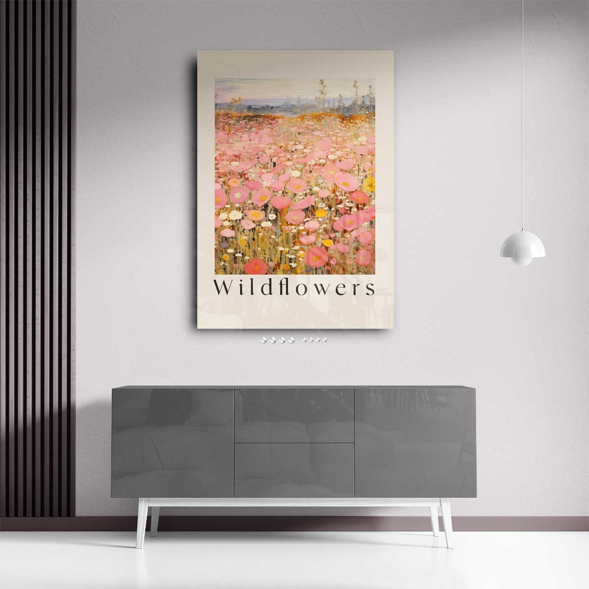 Velden vol Wilde Bloemen Kunstwerk-canvas-dibond-plexiglas-wanddecoratie-WallArtistic