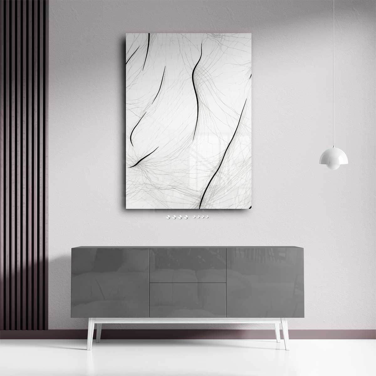 Dansende Lijnen Kunstwerk-canvas-dibond-plexiglas-wanddecoratie-WallArtistic