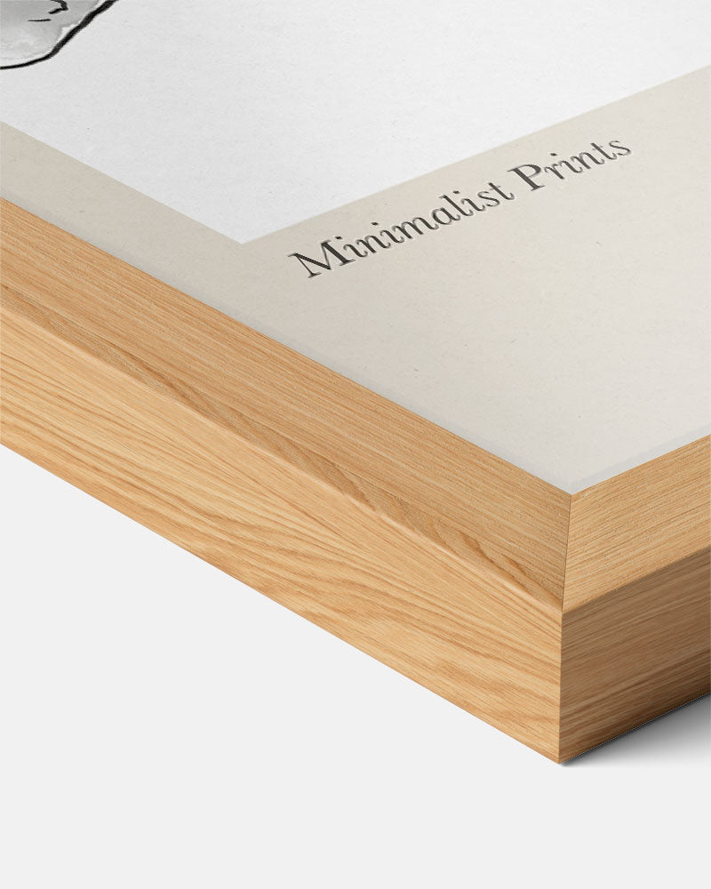 La Femme Minimalistische Poster-WallArtistic