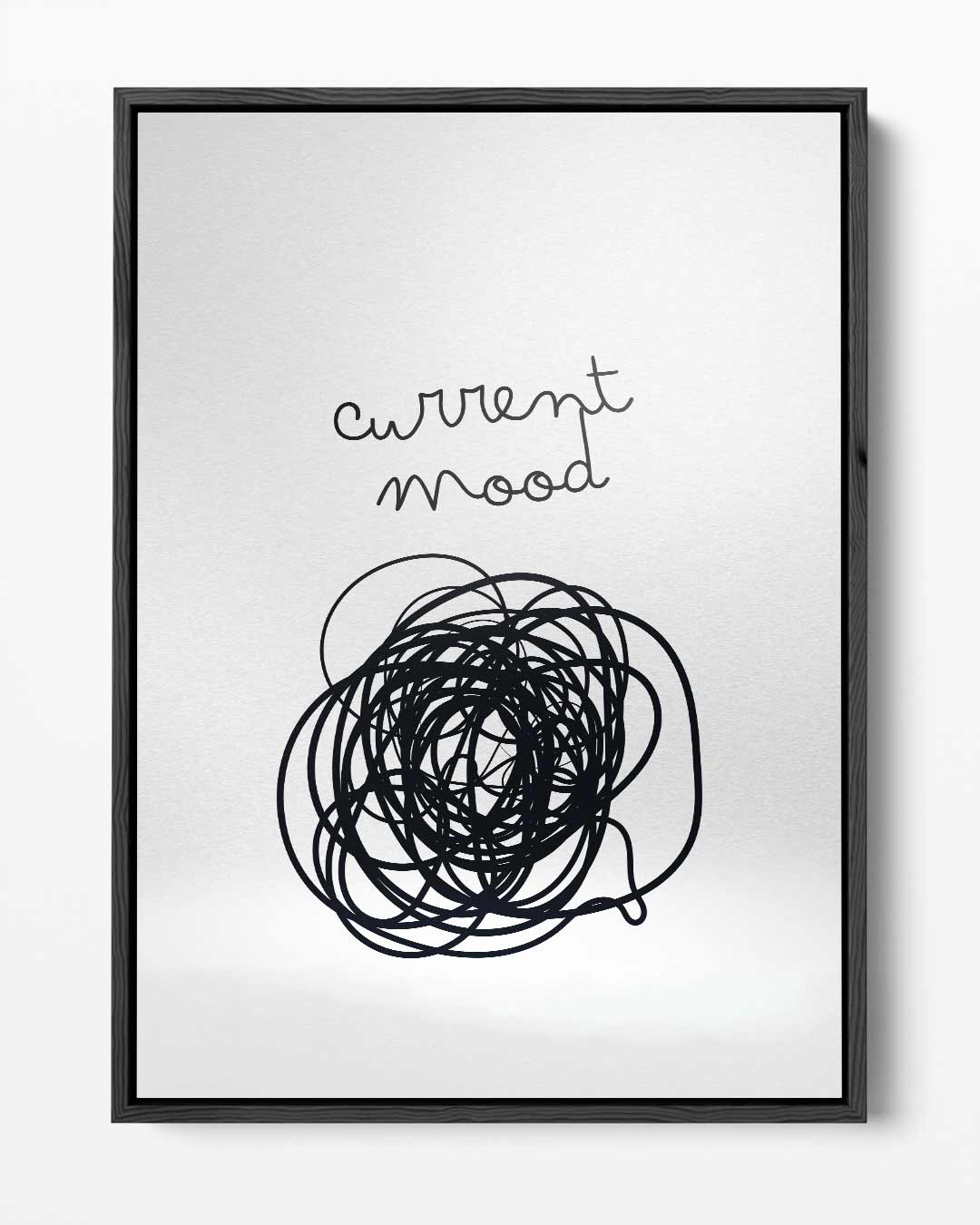 Chaotische Stemming Poster Kunstwerk-canvas-dibond-plexiglas-wanddecoratie-WallArtistic