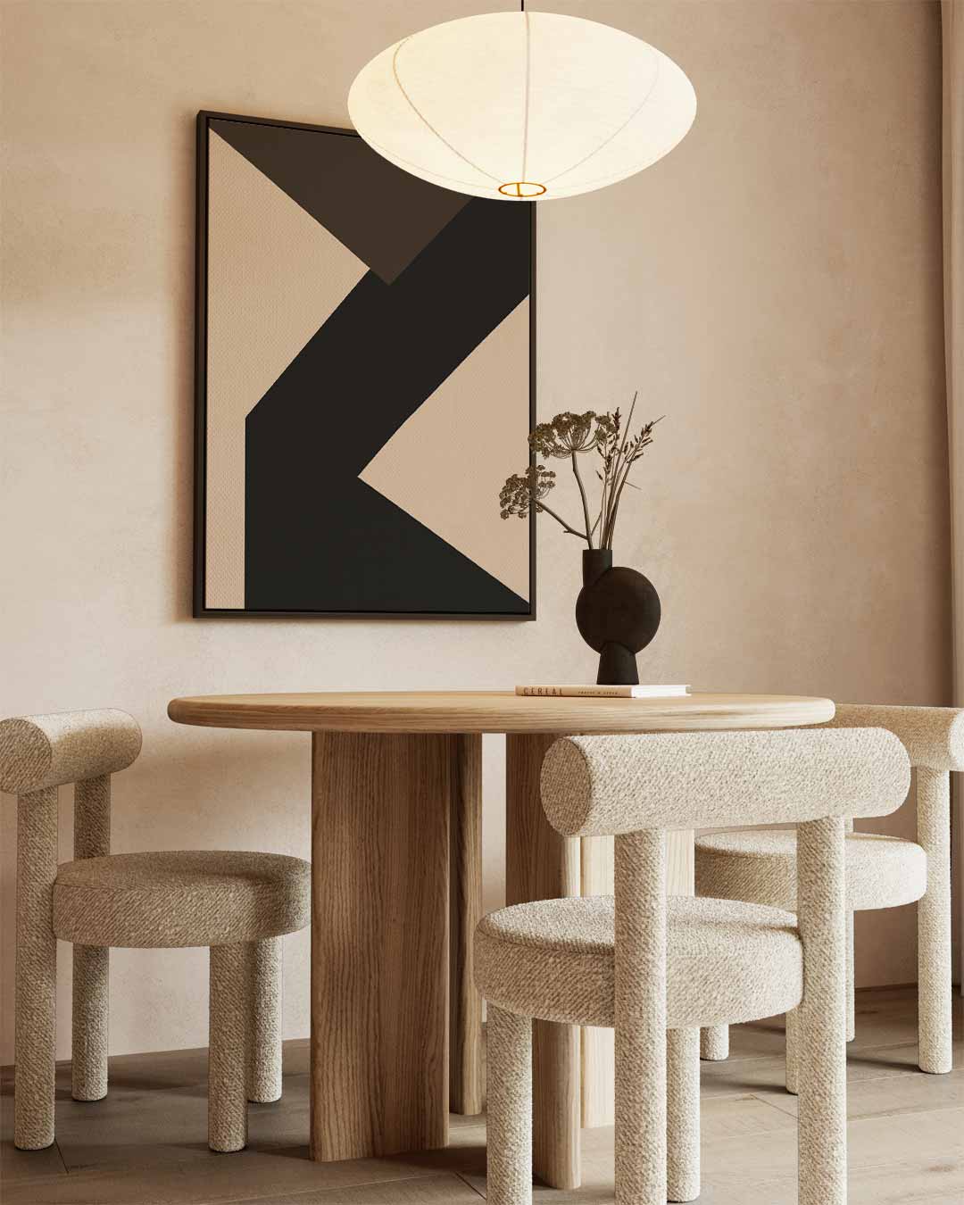 Dynamisch Abstract Contrast Kunstwerk-canvas-dibond-plexiglas-wanddecoratie-WallArtistic
