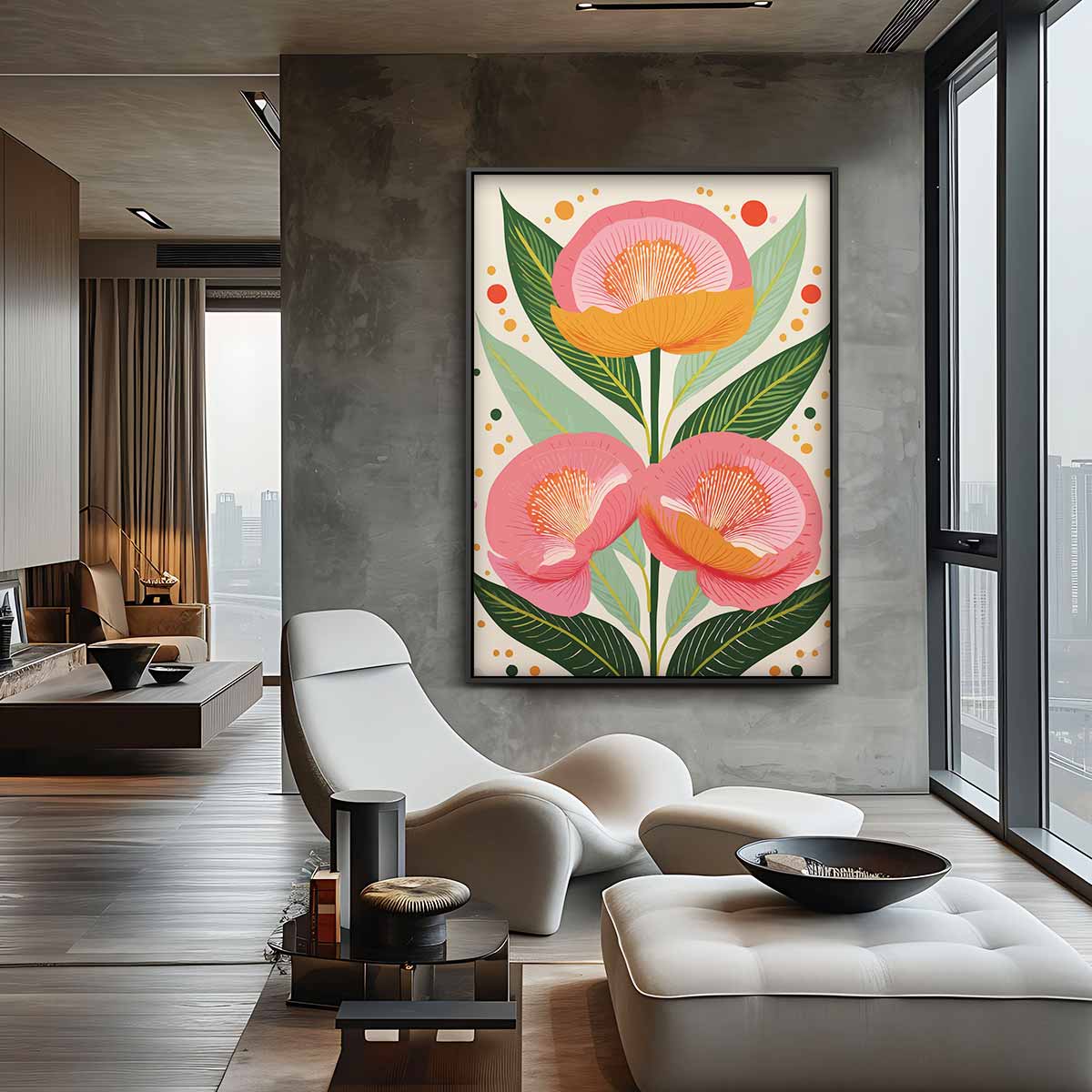 Bloemenpracht in Kleur Kunstwerk-canvas-dibond-plexiglas-wanddecoratie-WallArtistic