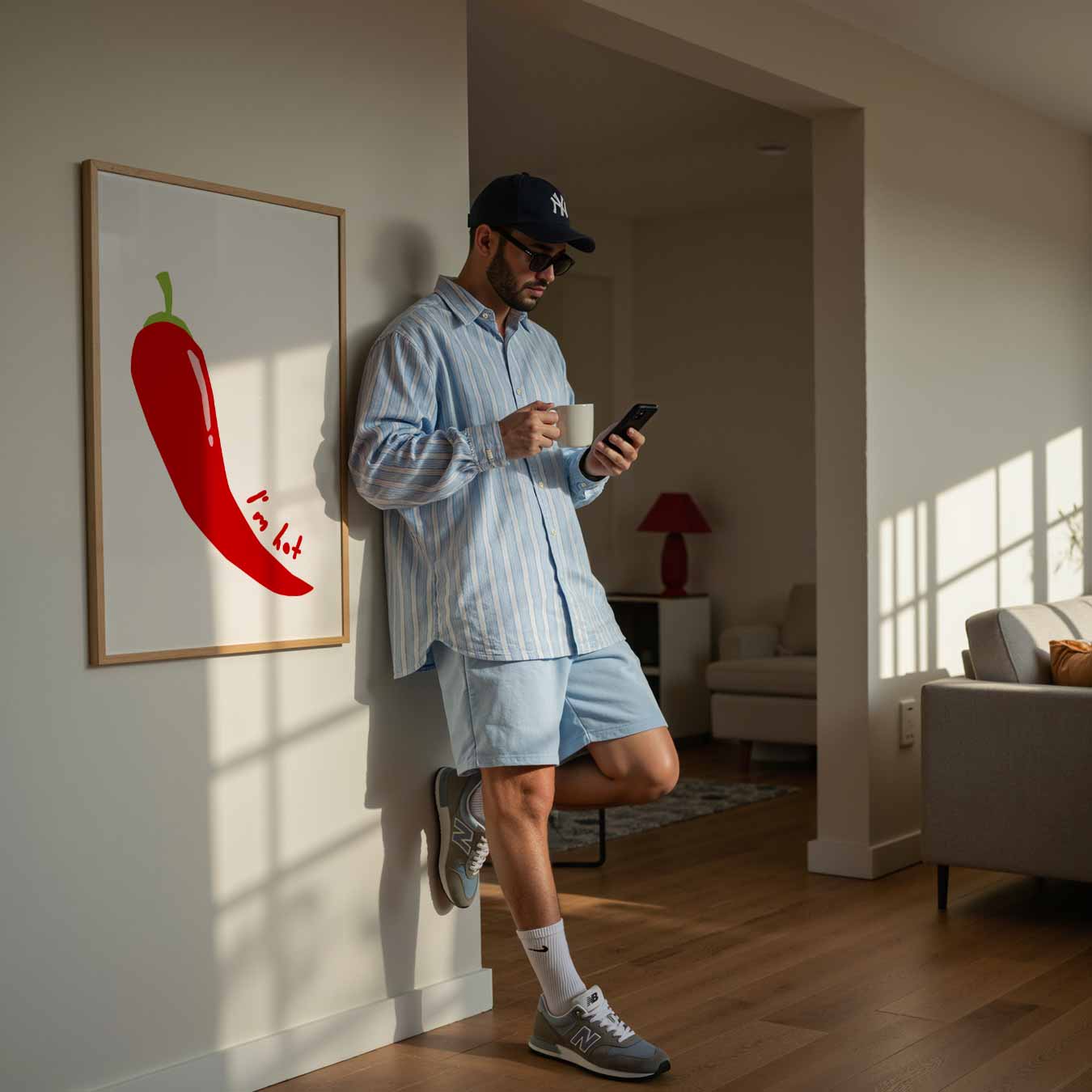 Spicy Red Chili Poster-WallArtistic