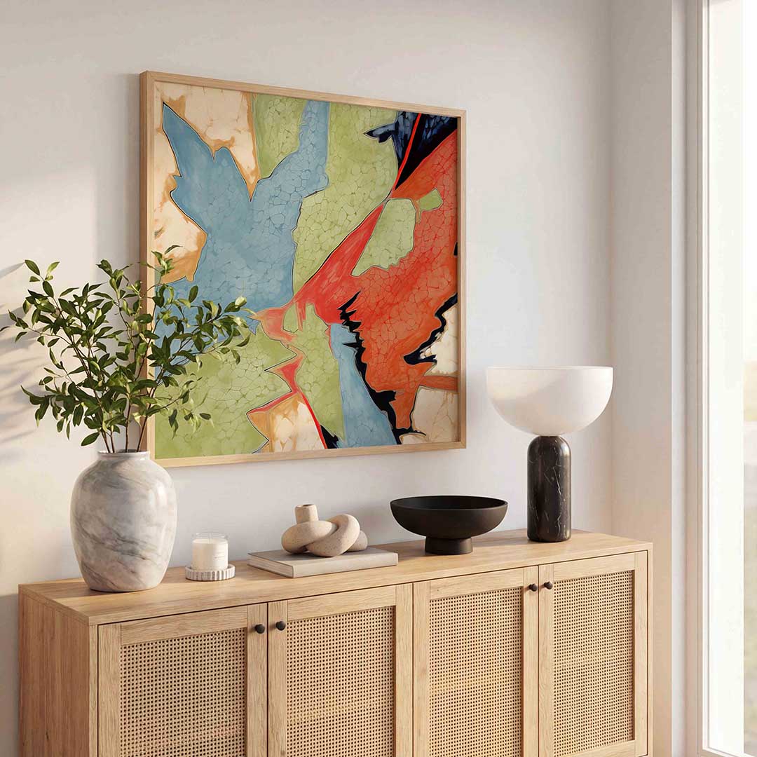 Abstracte vormen Poster