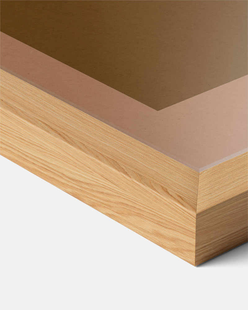 Zonnestraal Bruin Poster-WallArtistic