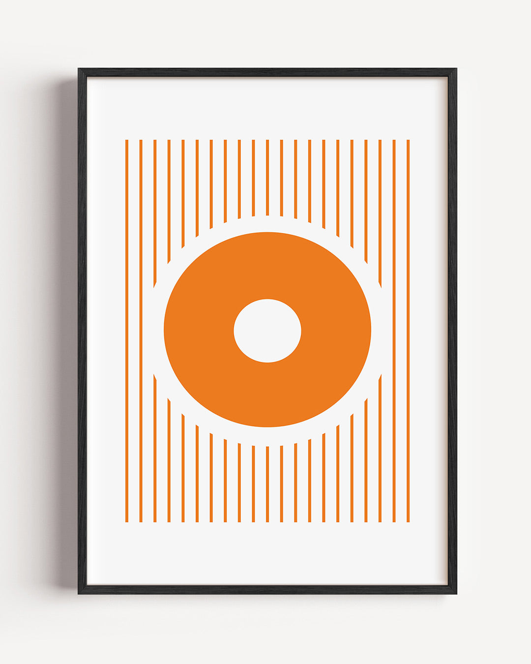 Cirkel en lijnen Poster