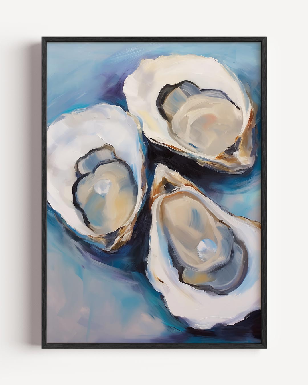 Elegante Oesterkunst Poster-WallArtistic