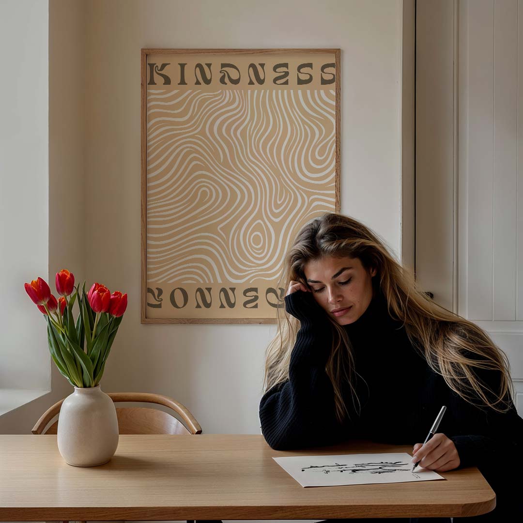 Verbinding door Vriendelijkheid Poster-WallArtistic