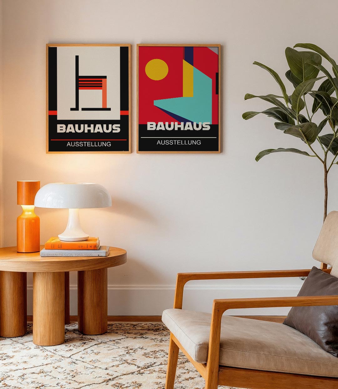 Lijnen en vlakkenspel Posterset