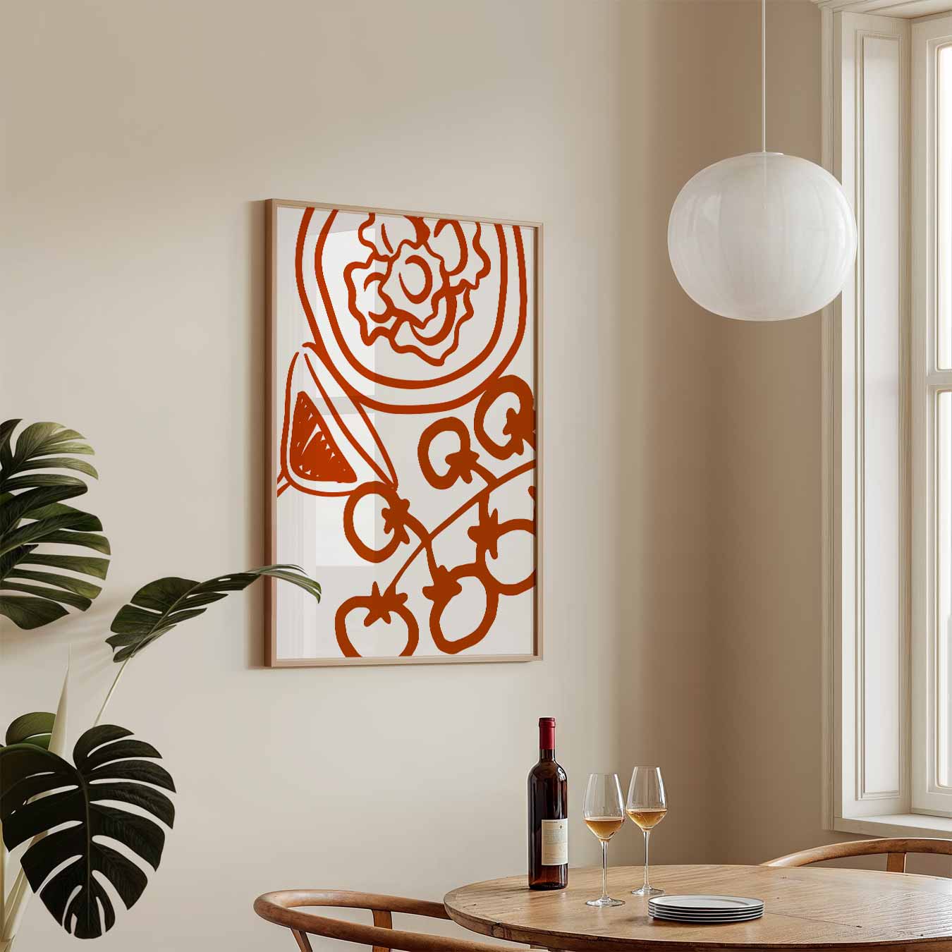 Moderne Keuken Illustratie Poster