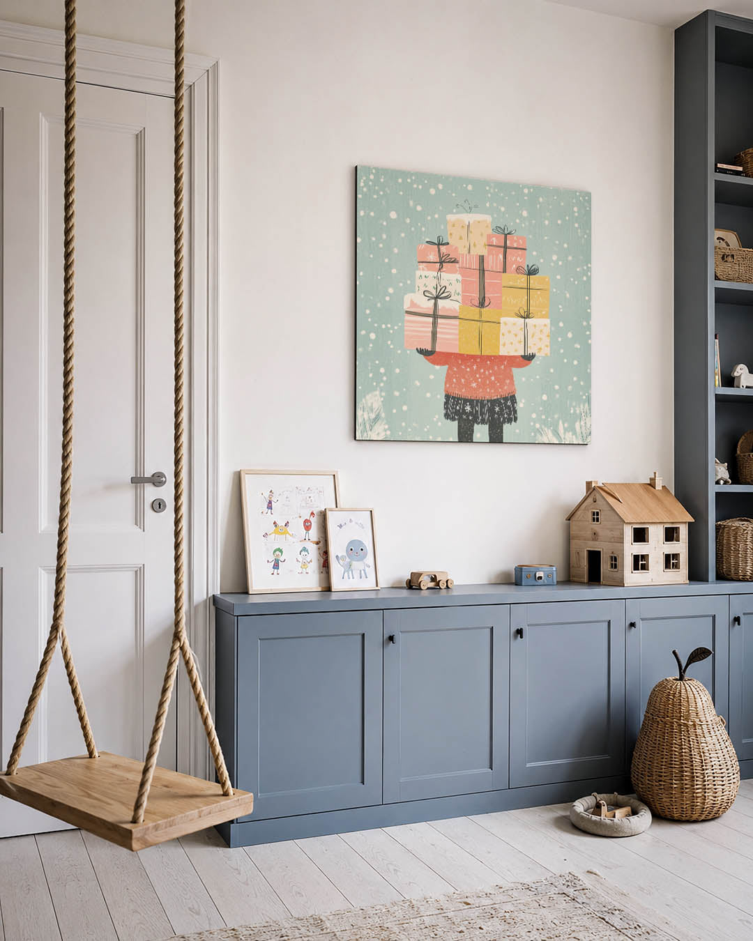 Vrolijke cadeaus Kunstwerk