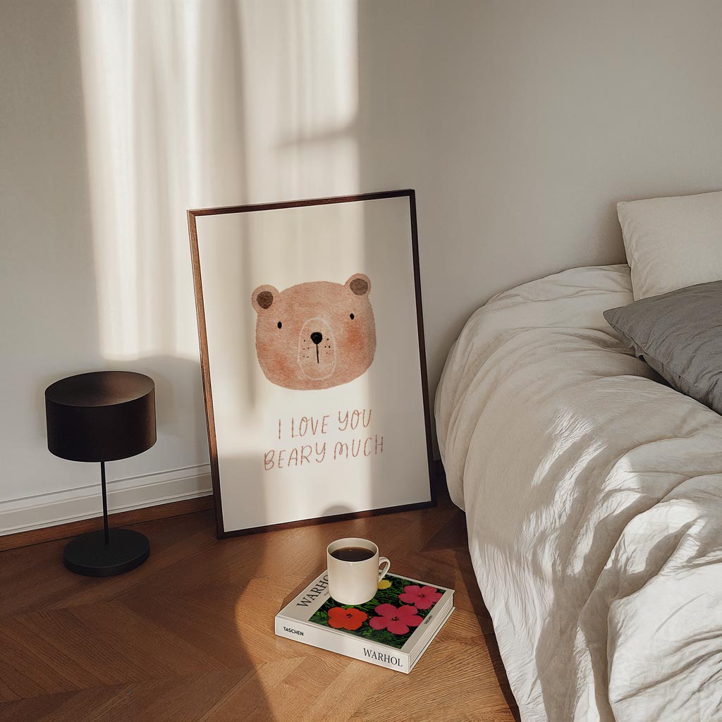 I Love You Beary Much Poster-WallArtistic