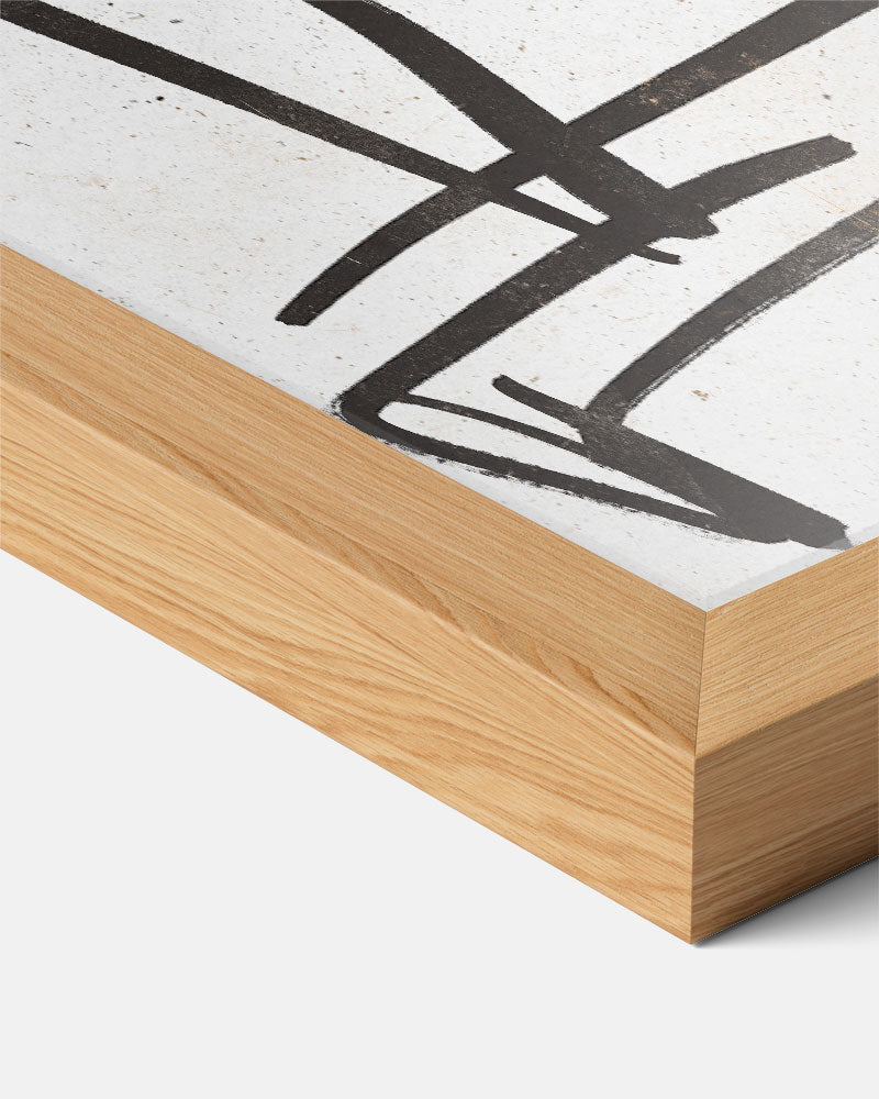 Moderne Minimalistische Portretposter-WallArtistic