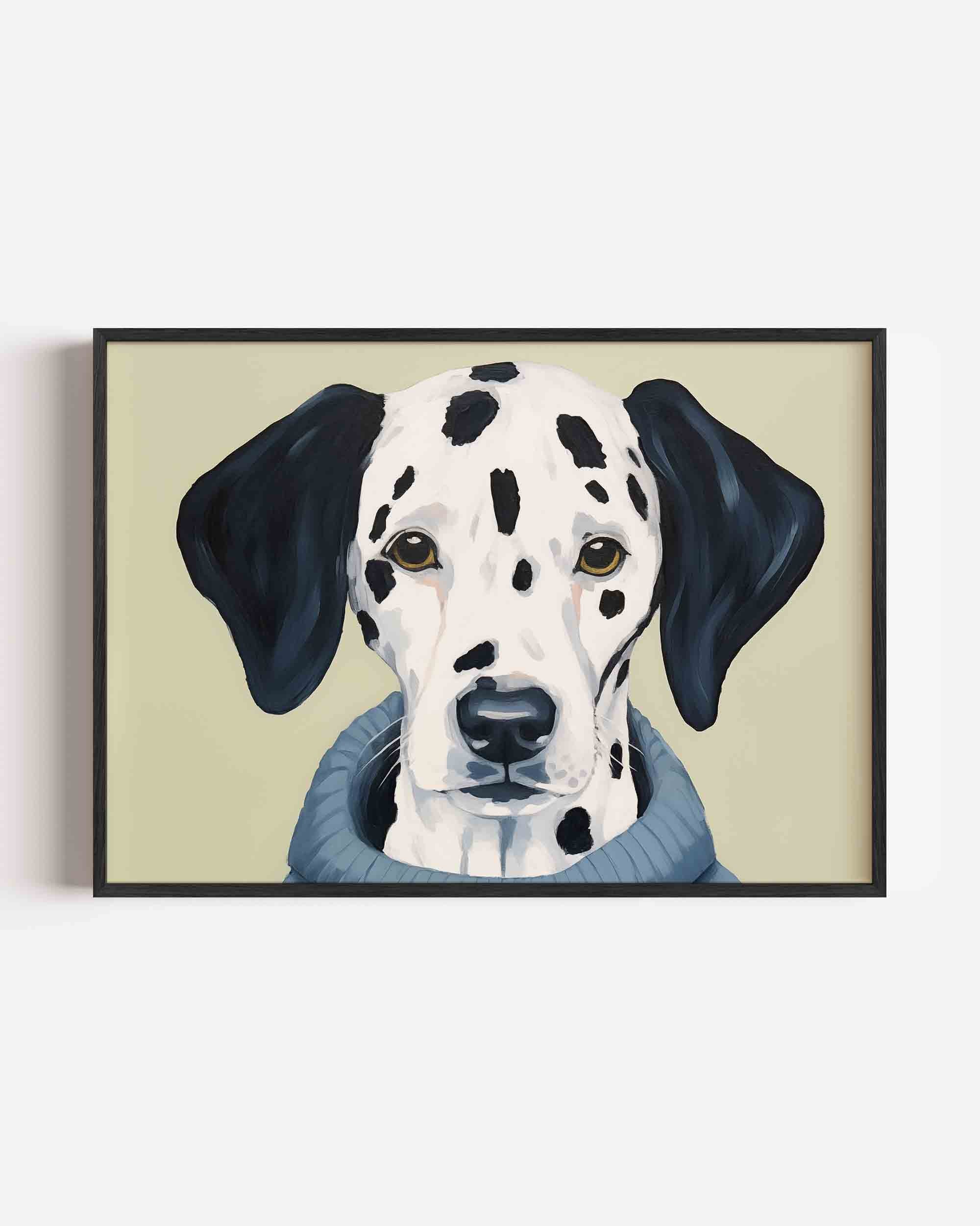 Dalmatier met trui Poster