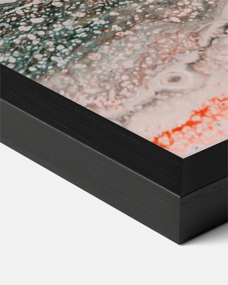 Abstracte Aardetinten Wandposter-WallArtistic