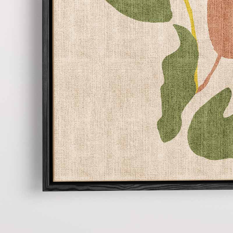 Organische Vibraties in Aardetinten Kunstwerk-canvas-dibond-plexiglas-wanddecoratie-WallArtistic