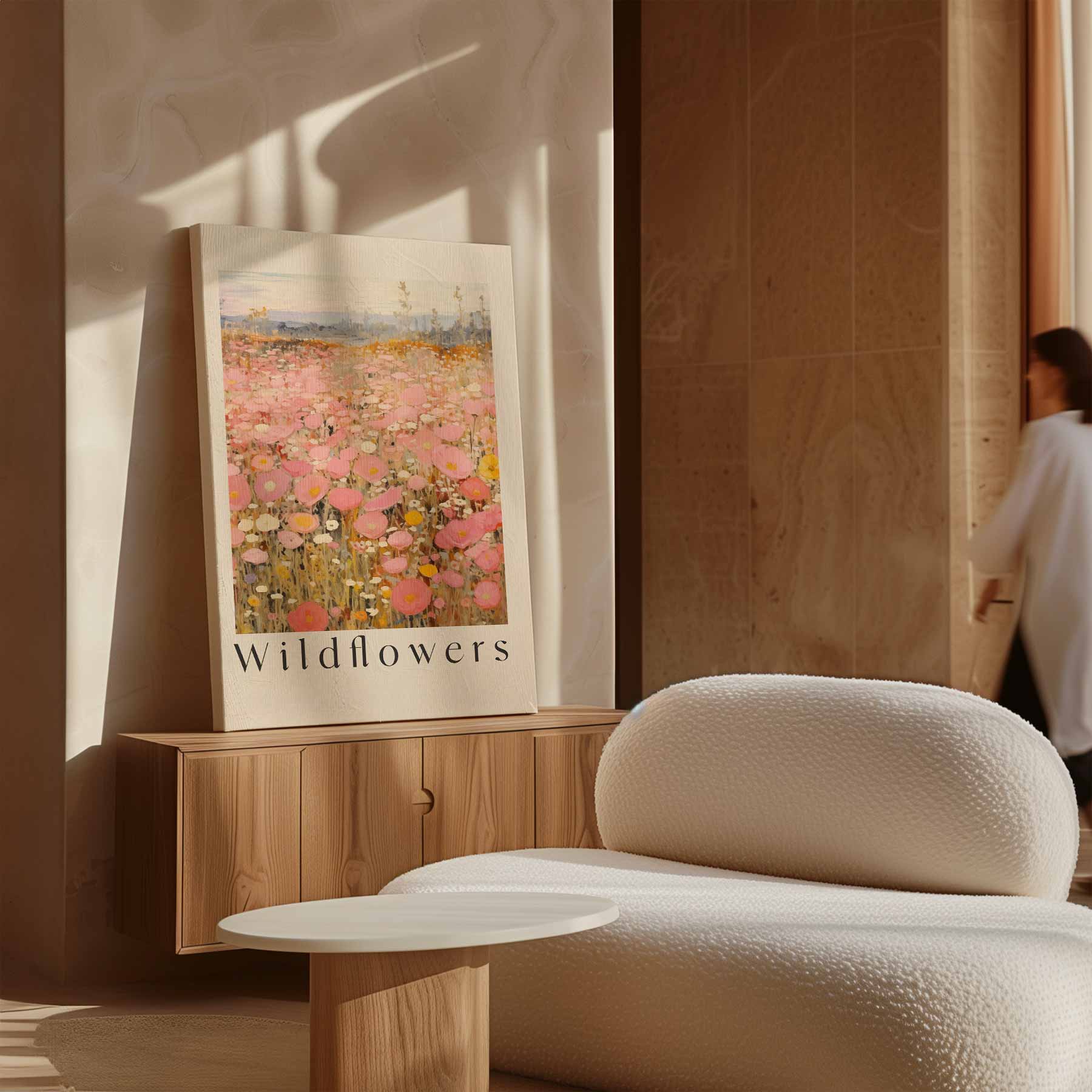 Velden vol Wilde Bloemen Kunstwerk-canvas-dibond-plexiglas-wanddecoratie-WallArtistic