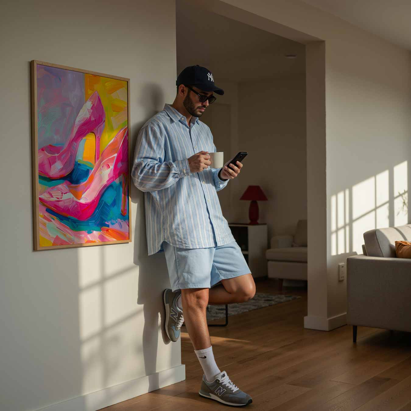 Kleurrijk Stiletto Kunstwerk Poster-WallArtistic