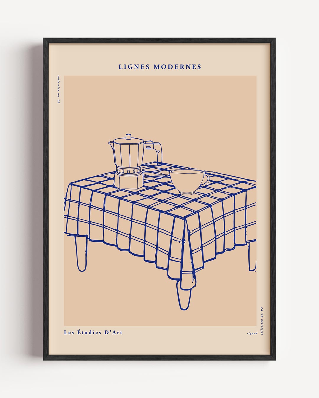 Moderne Lijnen Kunstposter-WallArtistic