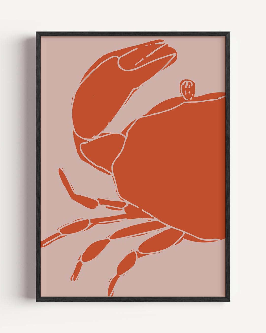 Abstracte Kreeft Illustratie Poster-WallArtistic