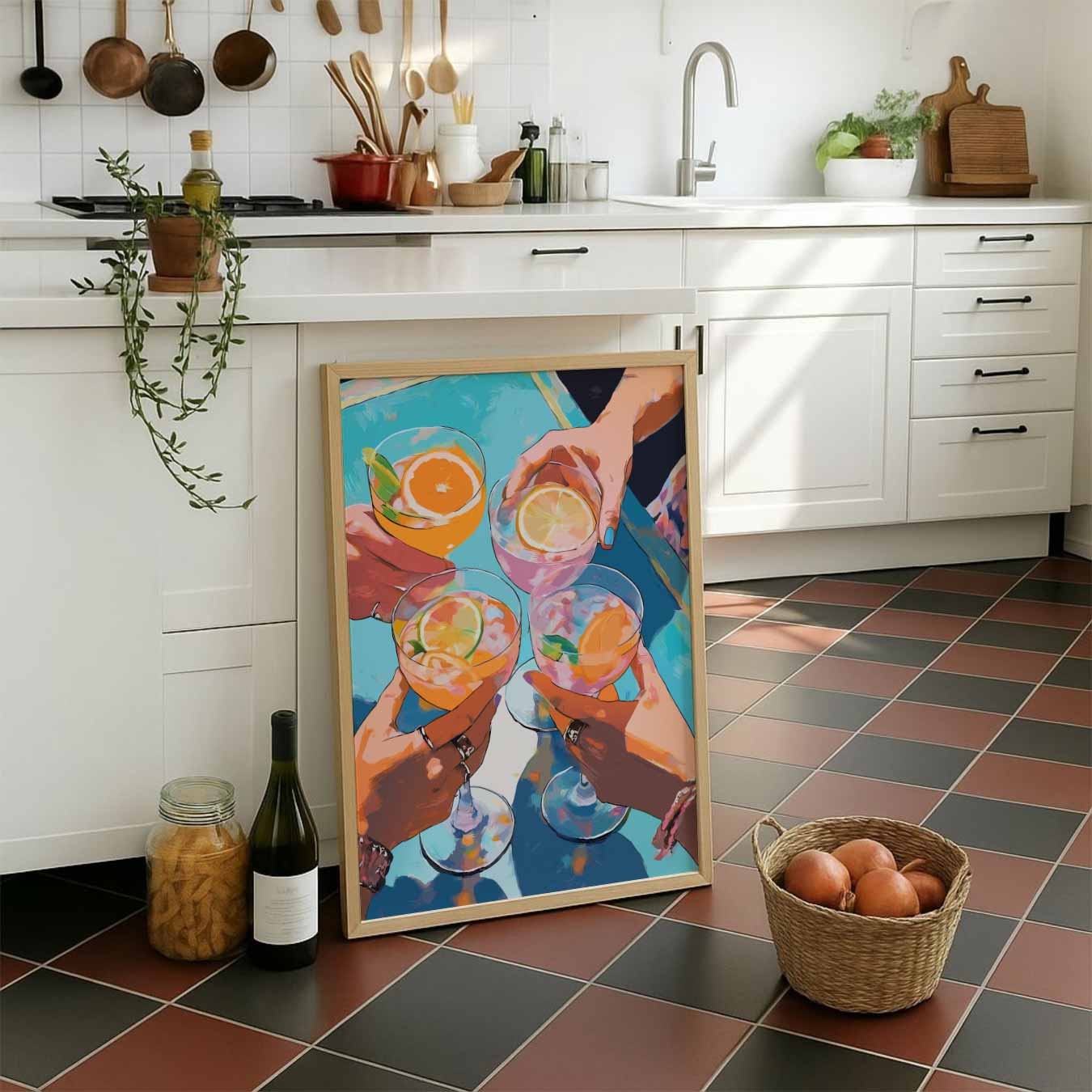 Vrolijke Zomerdrankjes Poster