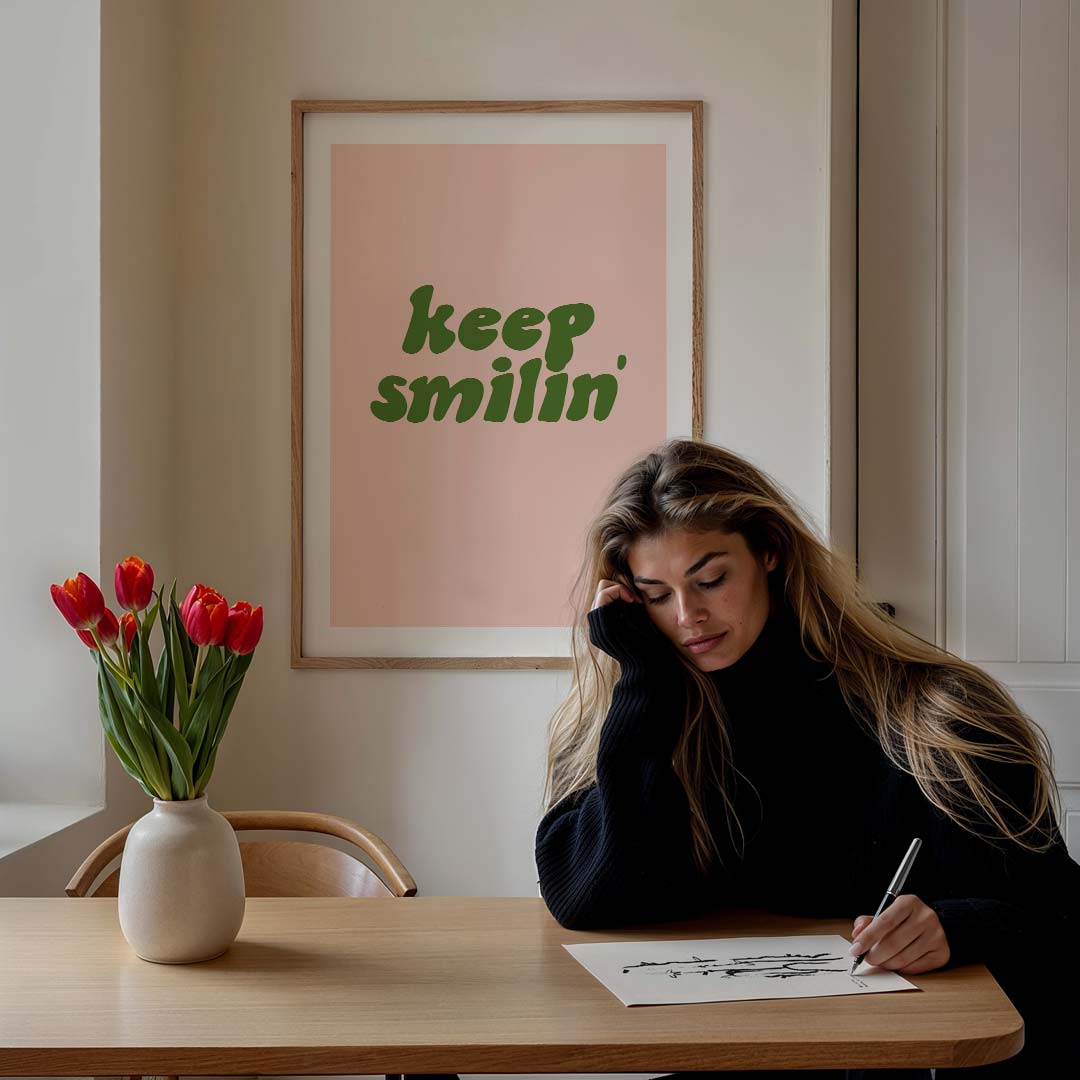 Keep Smilin' Poster-WallArtistic