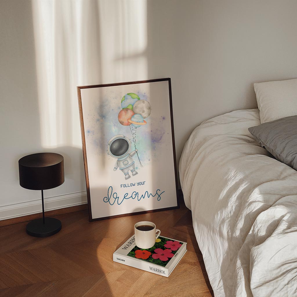 Dromerige Astronauten Poster