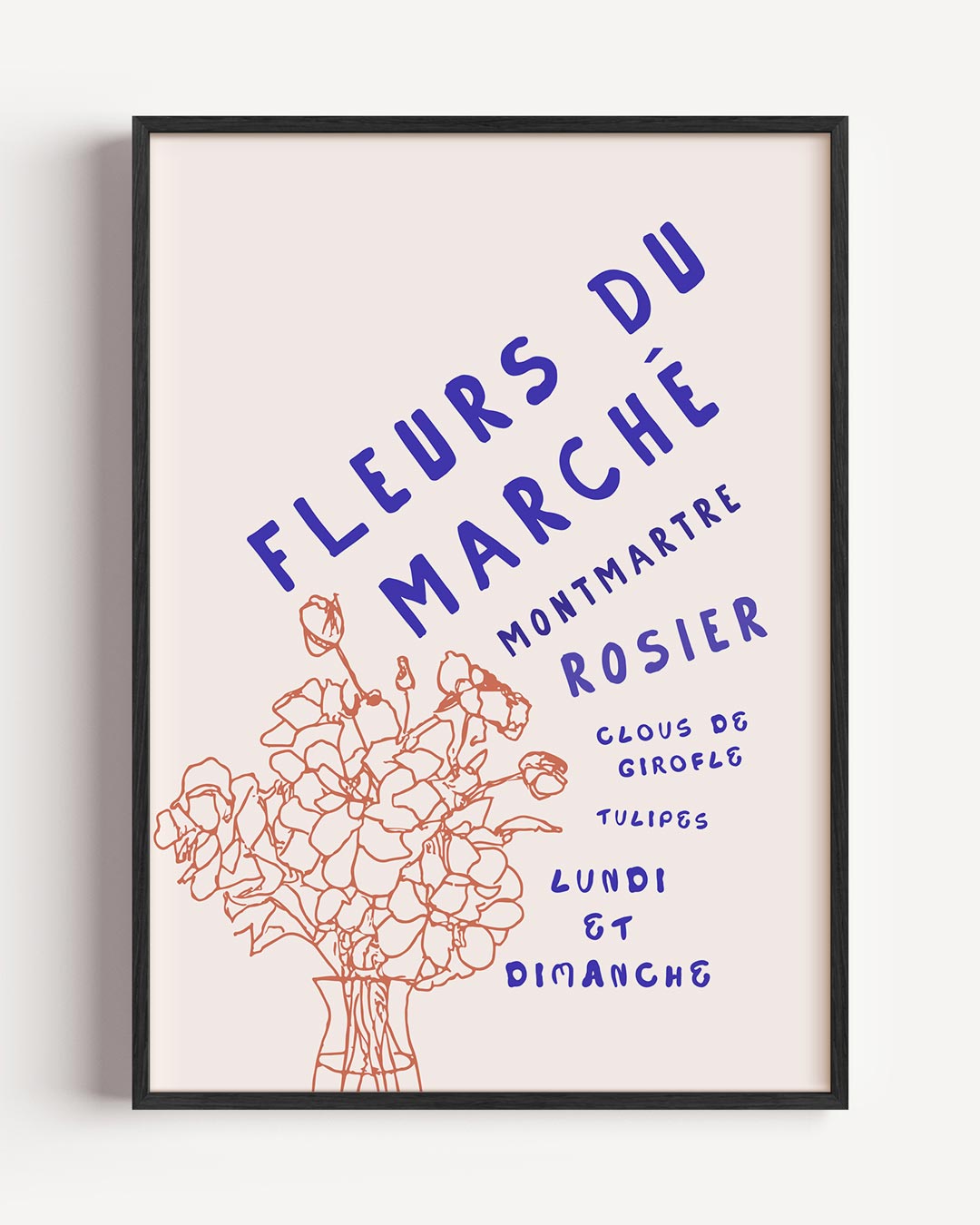 Fleurs du Marché Poster-WallArtistic