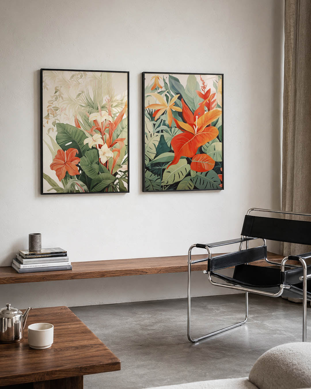 Bloemrijke jungle Posterset