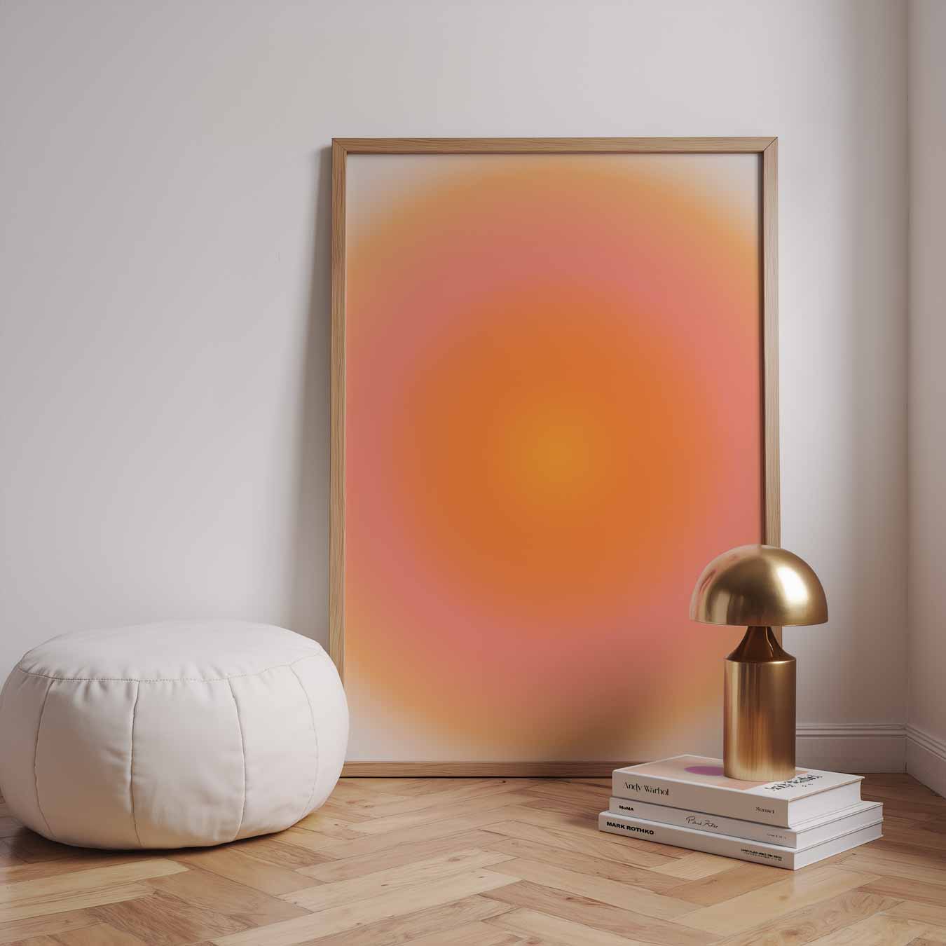 Zonsondergang Dromer Poster-WallArtistic