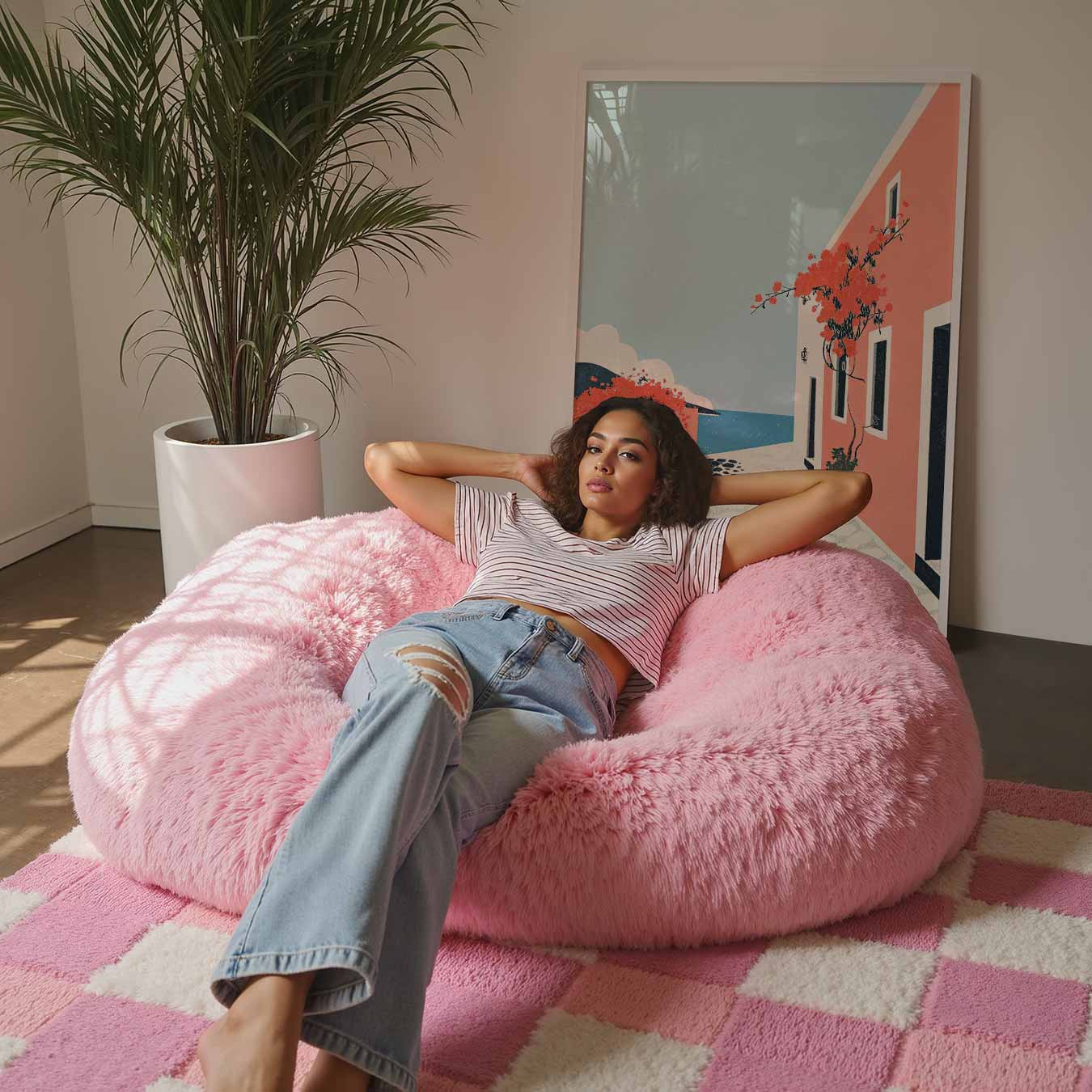 Zomerse Dag aan de Kust Poster-WallArtistic