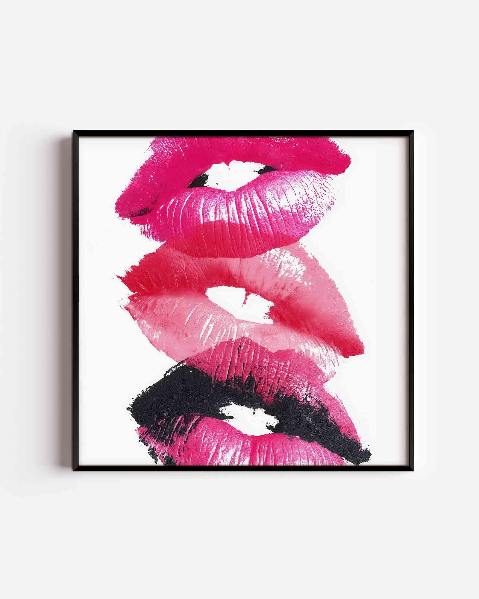 Lippenafdrukken Poster