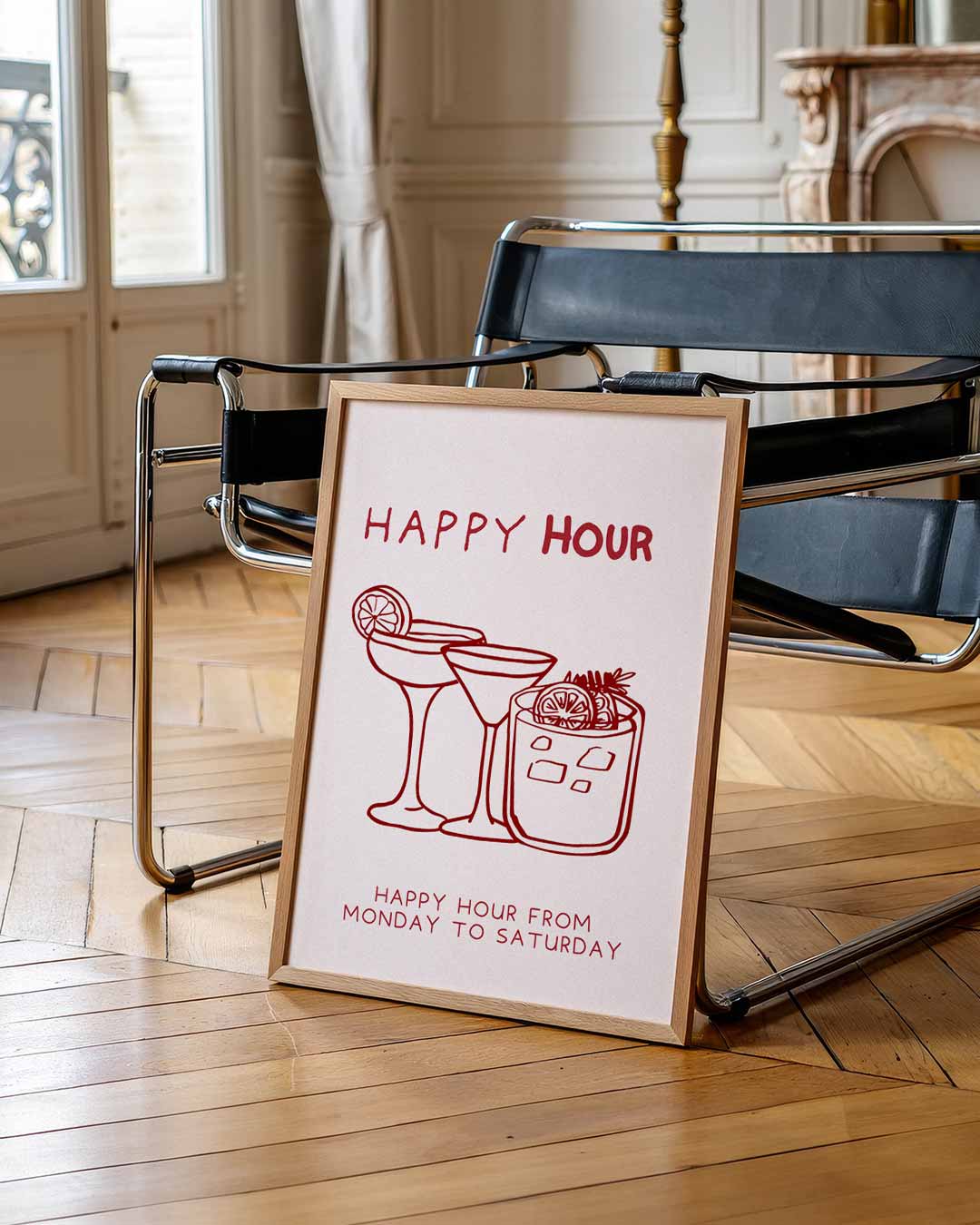 Gezellige Happy Hour Poster