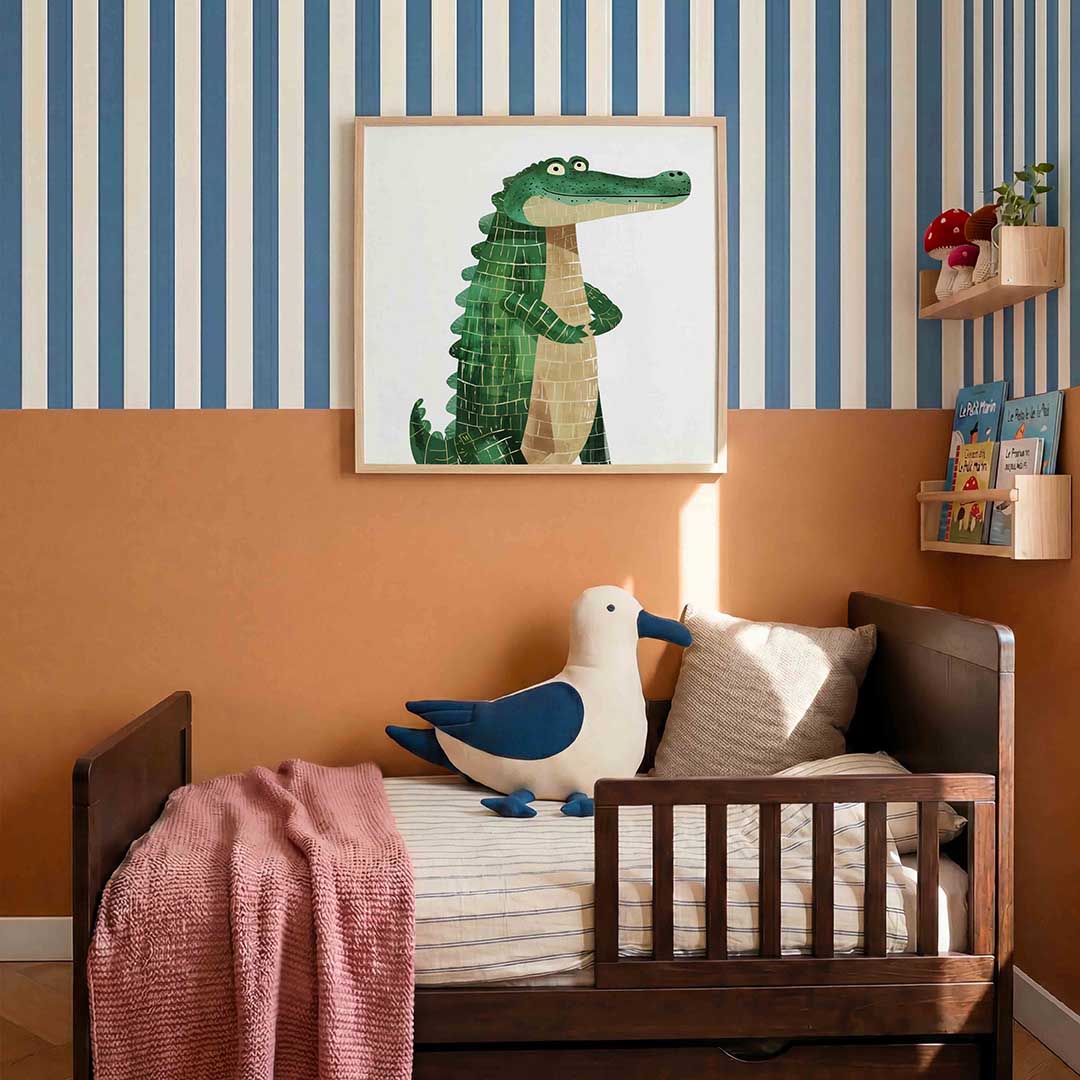 Groene krokodil Poster