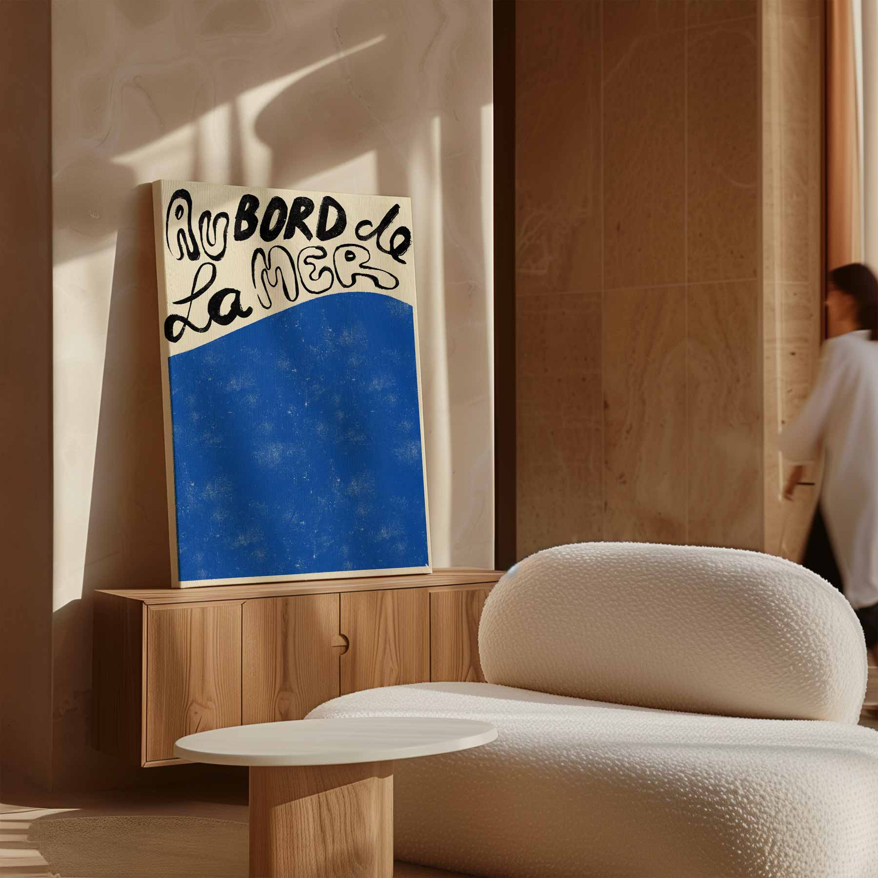 Au Bord de la Mer Kunstwerk-canvas-dibond-plexiglas-wanddecoratie-WallArtistic
