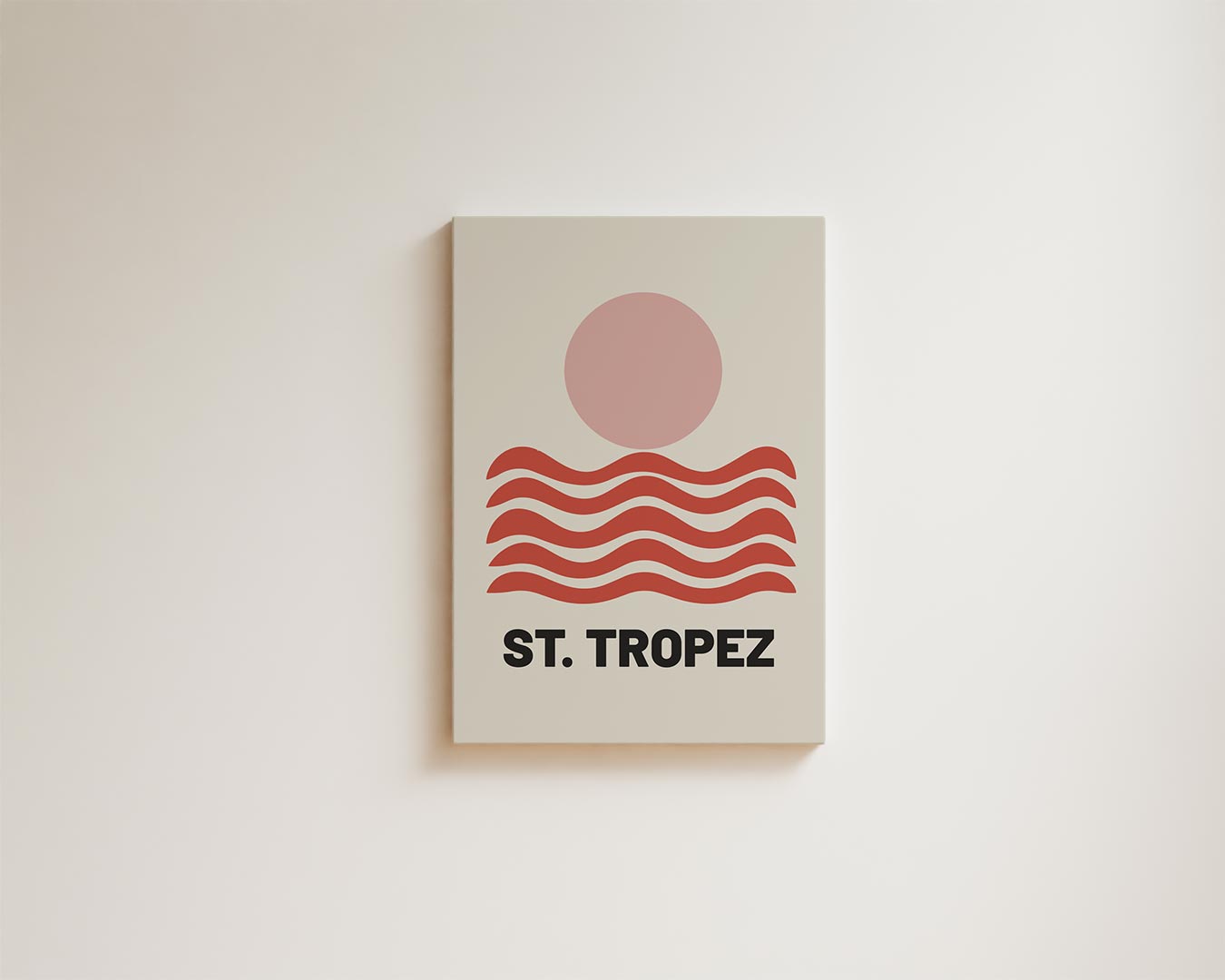 Zonnige St. Tropez Kunstwerk-canvas-dibond-plexiglas-wanddecoratie-WallArtistic