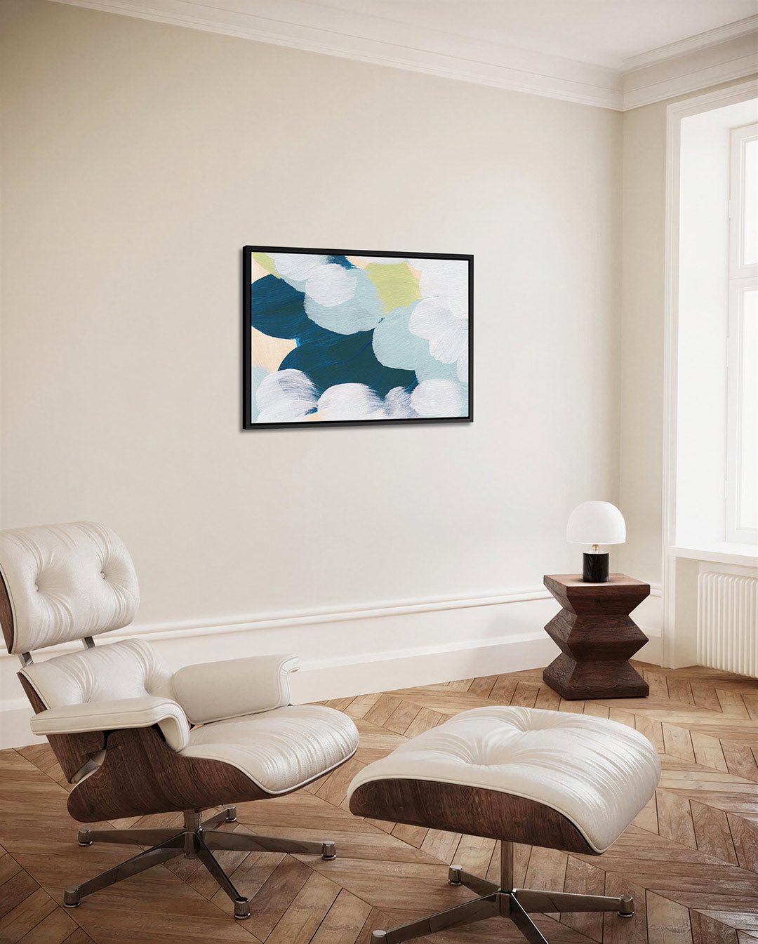 Kleurrijke vormen Kunstwerk
