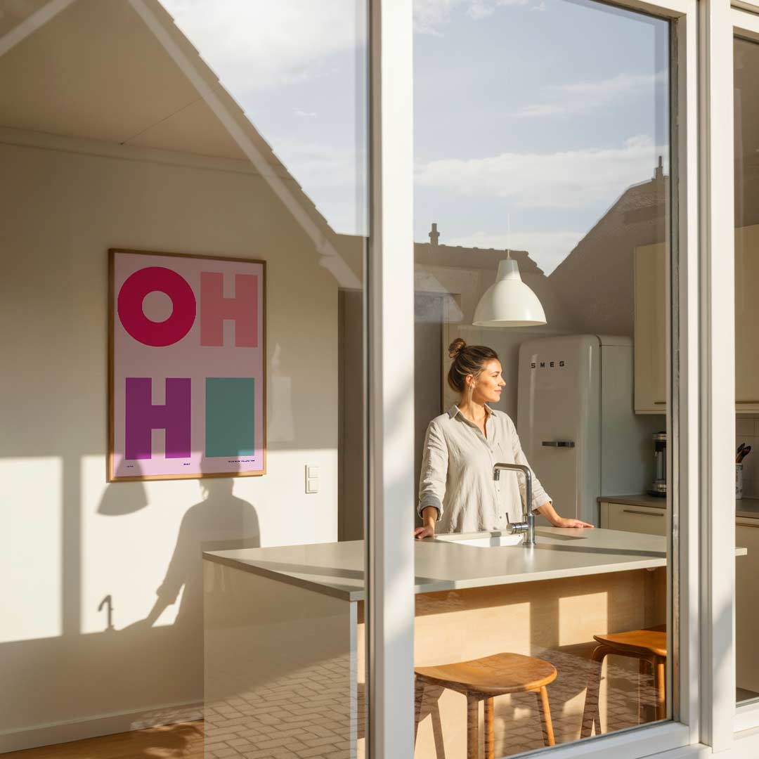 Kleurrijke Positiviteit Poster-WallArtistic