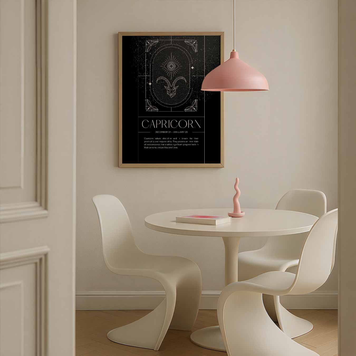 Mystieke Steenbok Inspiratieposter