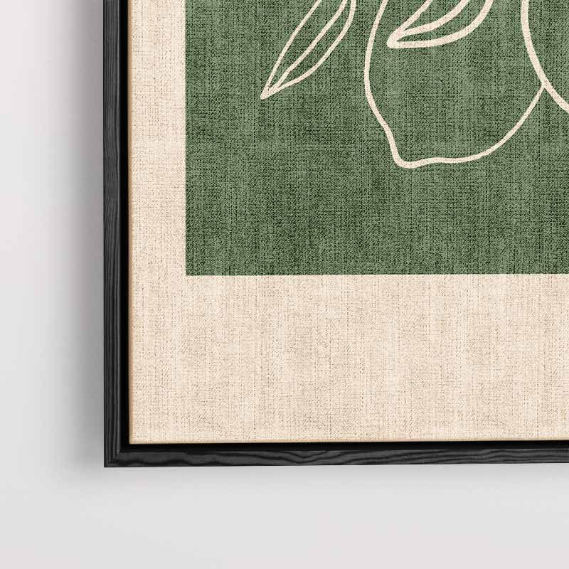 Minimalistische Citrustak Kunstwerk-canvas-dibond-plexiglas-wanddecoratie-WallArtistic