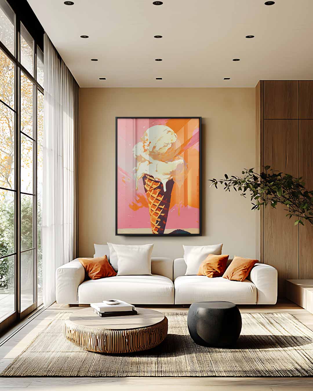 Zoet Smeltend Genot Kunstwerk-canvas-dibond-plexiglas-wanddecoratie-WallArtistic