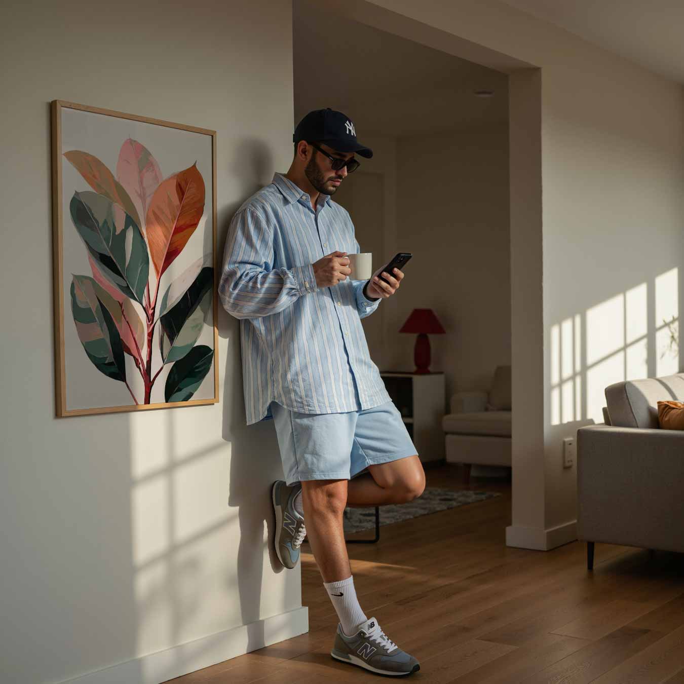 Natuurlijke Pracht Bladeren Poster-WallArtistic