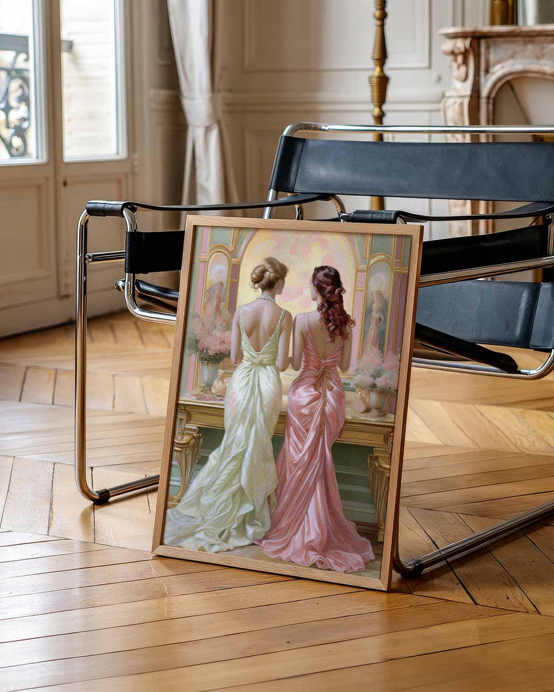 Elegante Avondjurken Poster