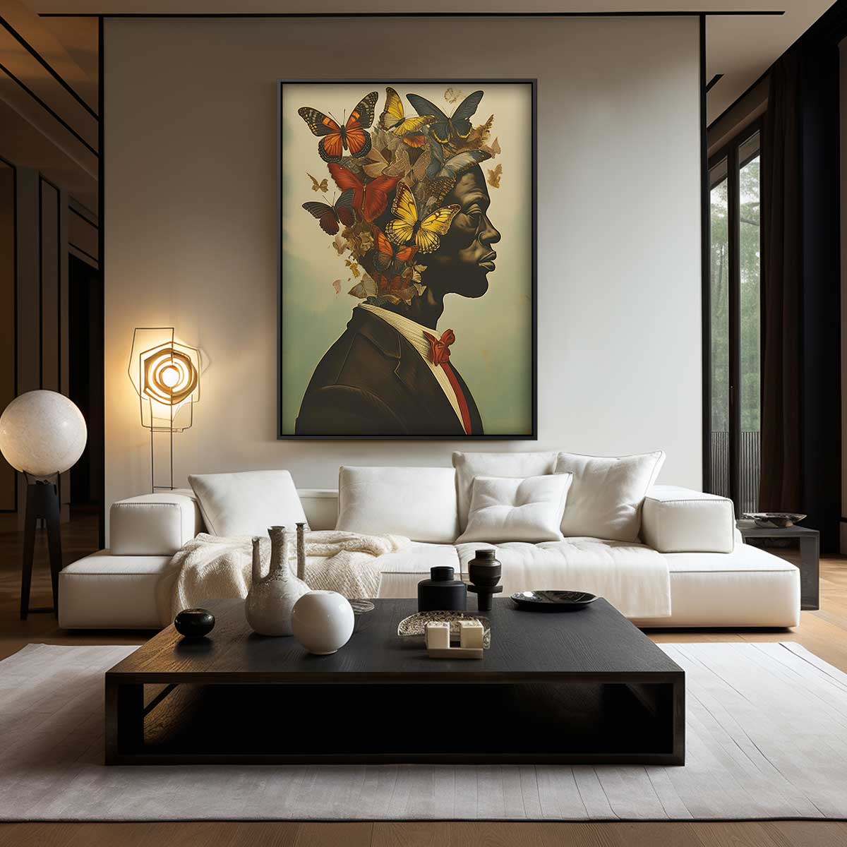 Vlinders van Vrijheid Kunstwerk-canvas-dibond-plexiglas-wanddecoratie-WallArtistic